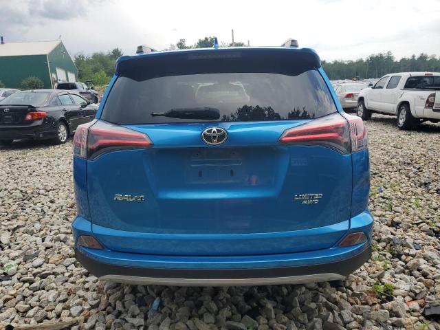 JTMDFREV3HD220813 - 2017 TOYOTA RAV4 LIMITED BLUE photo 6