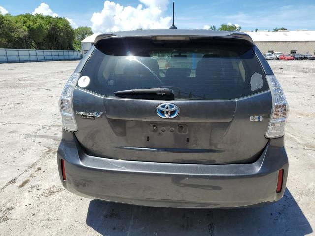 JTDZN3EU1D3282966 - 2013 TOYOTA PRIUS V GRAY photo 6