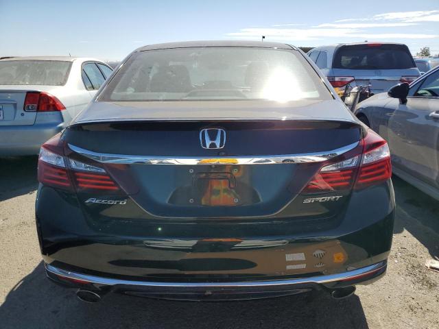 1HGCR2F55HA102791 - 2017 HONDA ACCORD SPORT BLACK photo 6