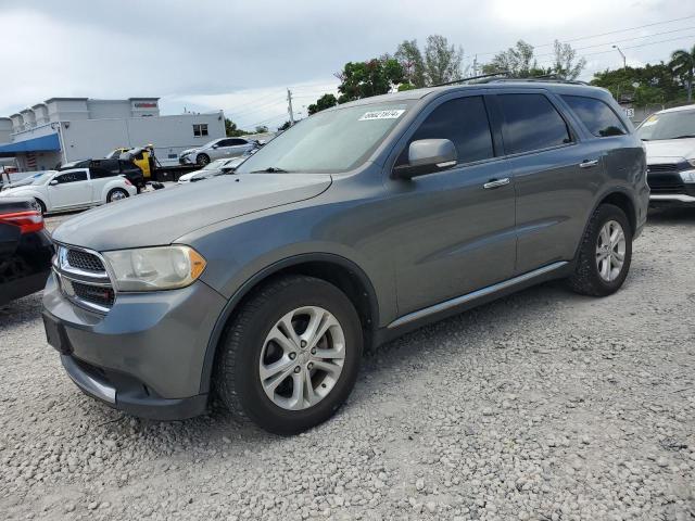 1C4RDJDG6DC608909 - 2013 DODGE DURANGO CREW GRAY photo 1