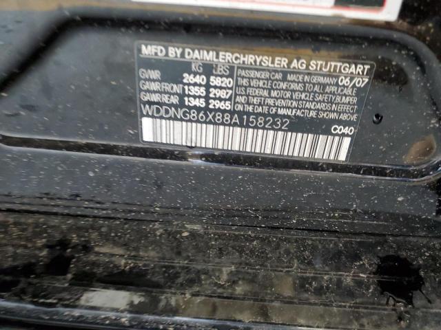 WDDNG86X88A158232 - 2008 MERCEDES-BENZ S 550 4MATIC BLACK photo 13