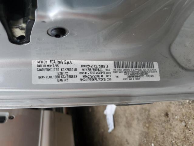 ZFBERFBT9F6A83770 - 2015 RAM PROMASTER SLT Argent photo 13