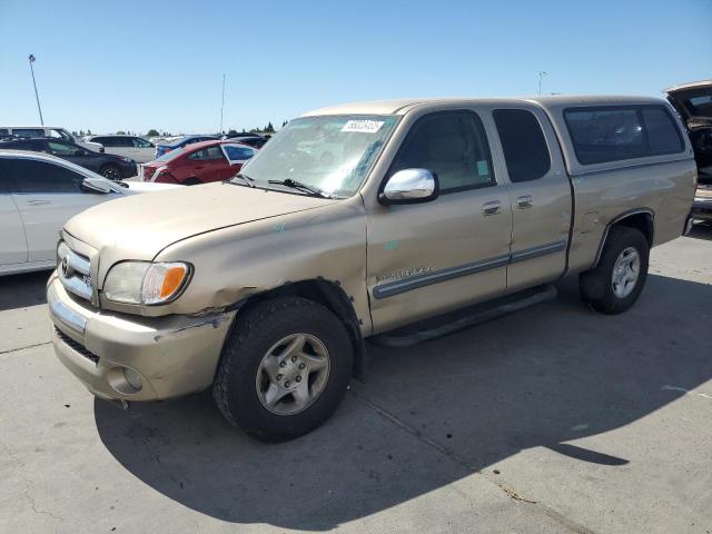 5TBRT34113S386389 - 2003 TOYOTA TUNDRA ACCESS CAB SR5 GOLD photo 1