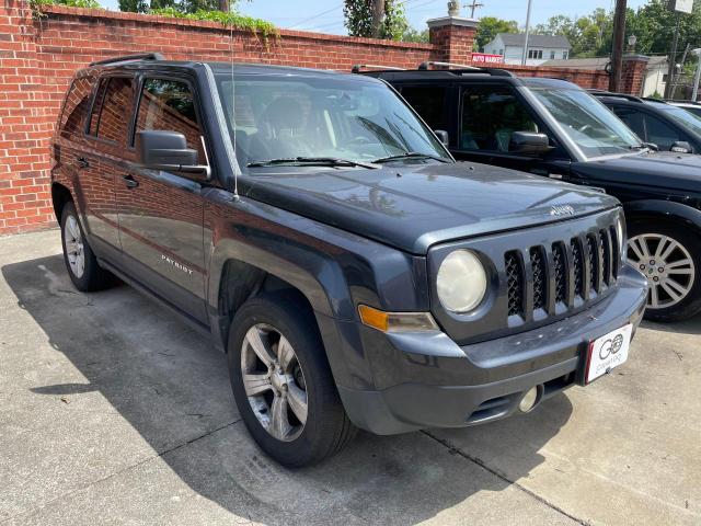 1C4NJRFBXED765944 - 2014 JEEP PATRIOT LATITUDE GRAY photo 1