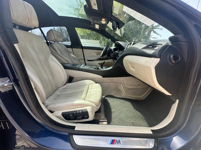 WBA6B2C5XFD799372 - 2015 BMW 650 I GRAN COUPE BLUE photo 5