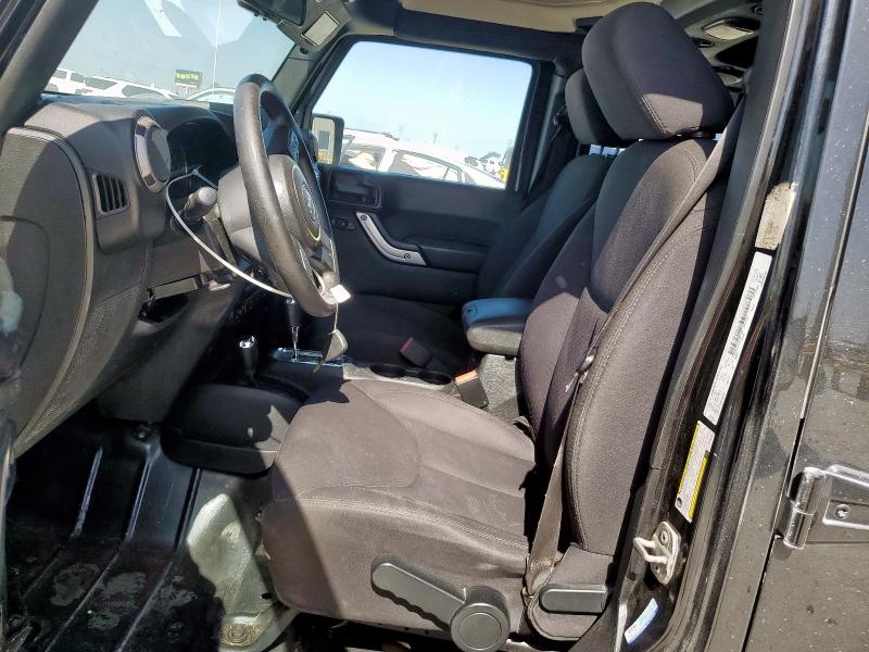 1C4BJWEG1EL258760 - 2014 JEEP WRANGLER U SAHARA BLACK photo 7