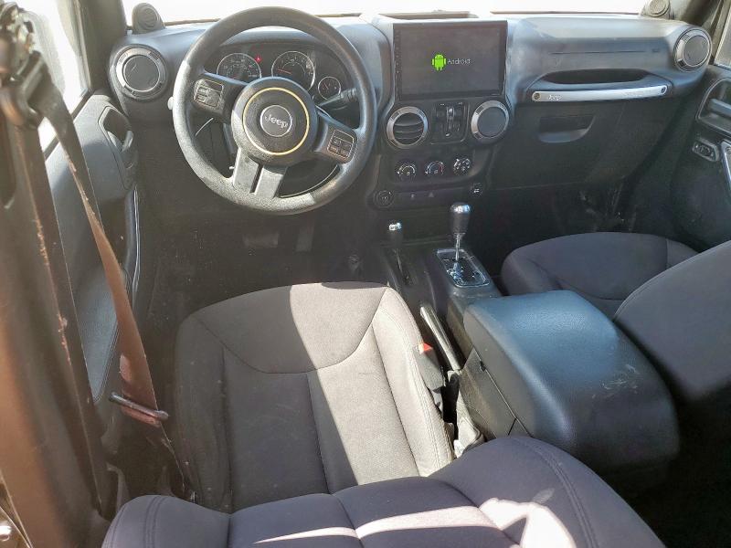 1C4BJWEG1EL258760 - 2014 JEEP WRANGLER U SAHARA BLACK photo 8