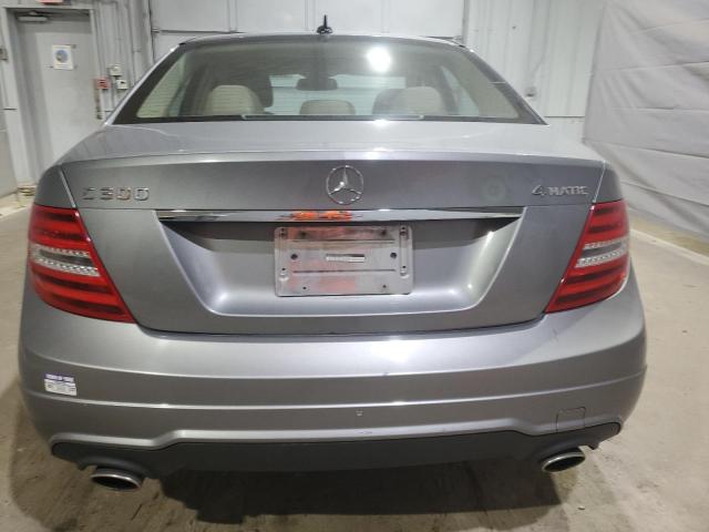 WDDGF8BB9CR228322 - 2012 MERCEDES-BENZ C 300 4MATIC SILVER photo 6