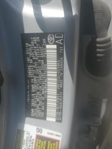 2T1BURHE8KC235269 - 2019 TOYOTA COROLLA L 银色 照片 13