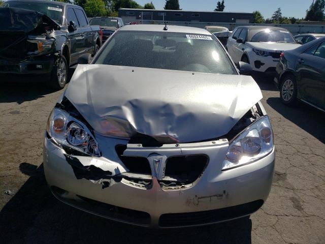 1G2ZG57B884201421 - 2008 PONTIAC G6 BASE SILVER photo 5