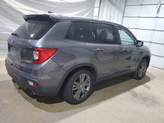 5FNYF8H57KB013610 - 2019 HONDA PASSPORT EXL Gris foto 3