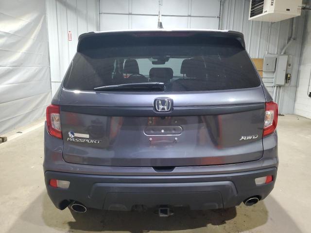 5FNYF8H57KB013610 - 2019 HONDA PASSPORT EXL Gris foto 6