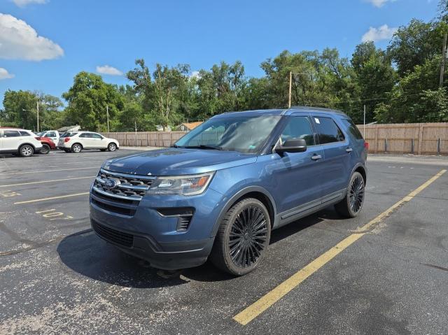 1FM5K7B85JGA58816 - 2018 FORD EXPLORER Mavi fotoğraf 2