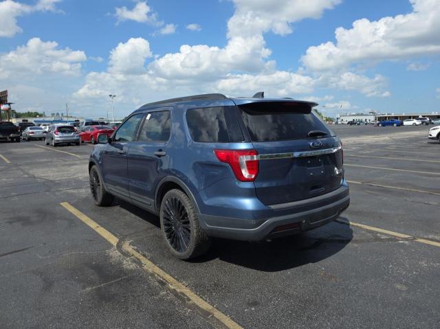 1FM5K7B85JGA58816 - 2018 FORD EXPLORER Mavi fotoğraf 3