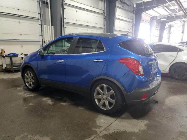 KL4CJGSB4GB595395 - 2016 BUICK ENCORE BLUE photo 2