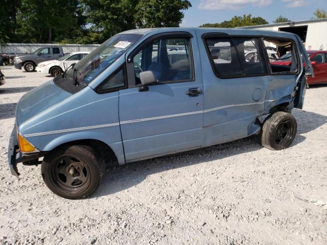 1FMCA11U3LZA95750 - 1990 FORD AEROSTAR TEAL photo 1