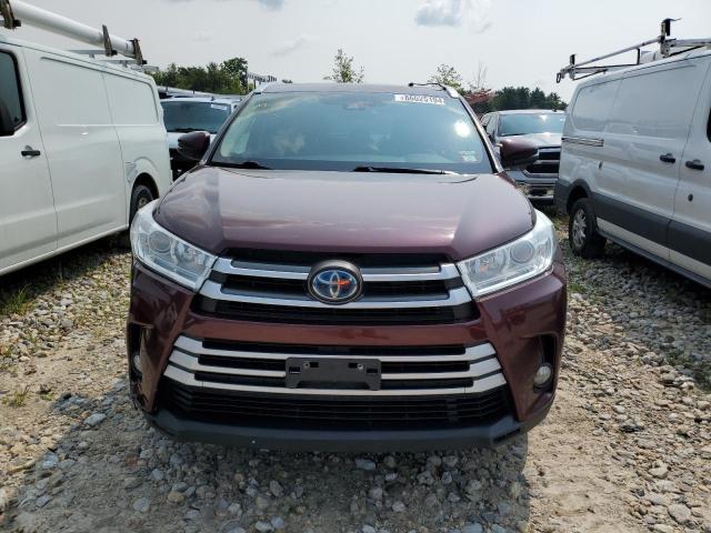 5TDJGRFH6JS043659 - 2018 TOYOTA HIGHLANDER HYBRID RED photo 5