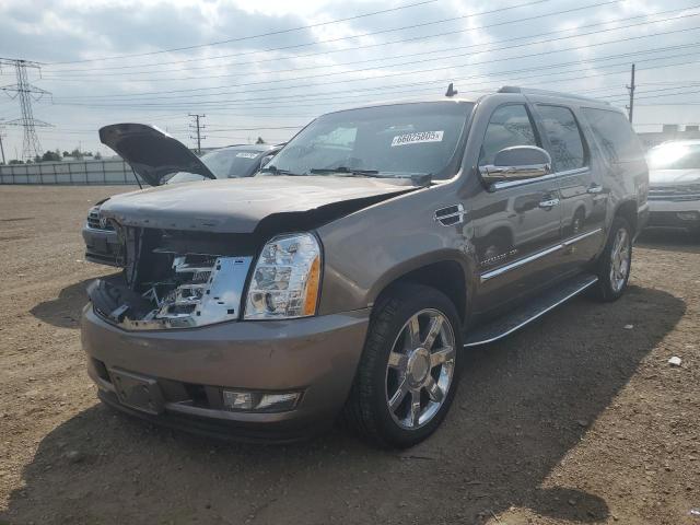 1GYS4HEF7ER177070 - 2014 CADILLAC ESCALADE ESV LUXURY 灰色 照片 1