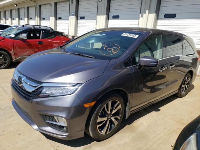 5FNRL6H95KB054581 - 2019 HONDA ODYSSEY ELITE GRAY photo 1