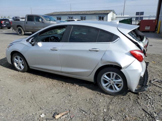 3G1BE6SM0HS597466 - 2017 CHEVROLET CRUZE LT SILVER photo 2