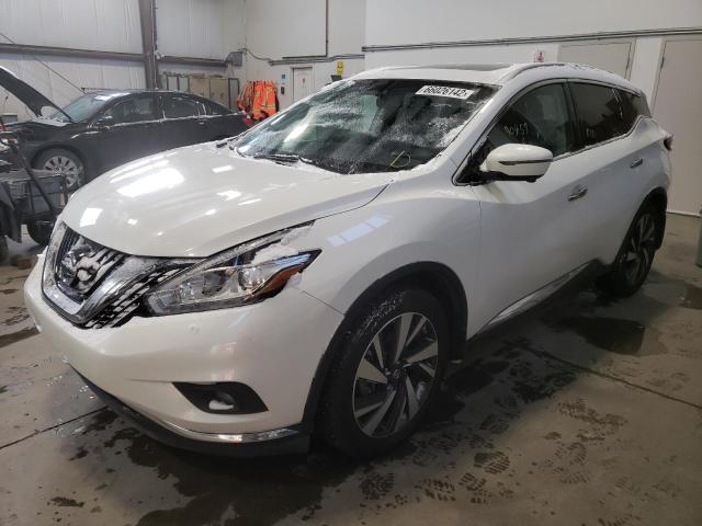 5N1AZ2MH2HN109611 - 2017 NISSAN MURANO S WHITE photo 2