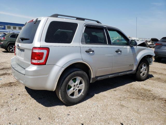 1FMCU03Z48KD07050 - 2008 FORD ESCAPE XLT SILVER photo 3