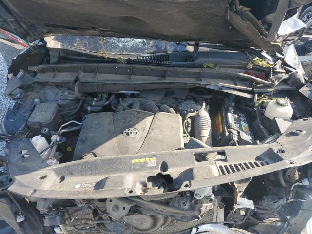 5TDGZRBH3MS073703 - 2021 TOYOTA HIGHLANDER XLE შავი ფოტო 11