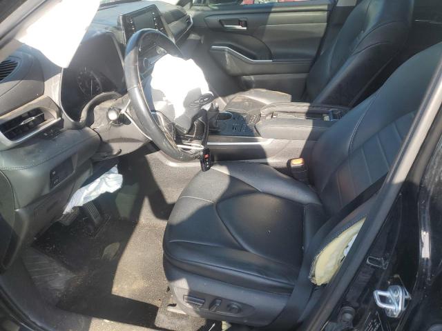 5TDGZRBH3MS073703 - 2021 TOYOTA HIGHLANDER XLE შავი ფოტო 7