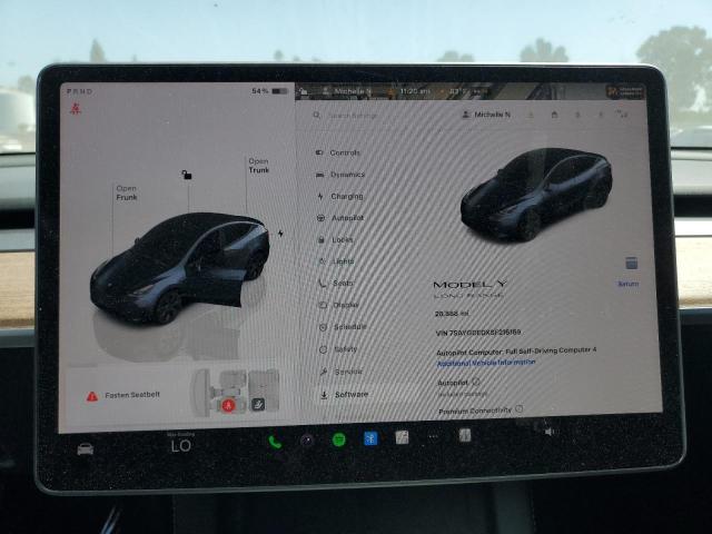 7SAYGDEDXSF216169 - 2025 TESLA MODEL Y 灰色 照片 9