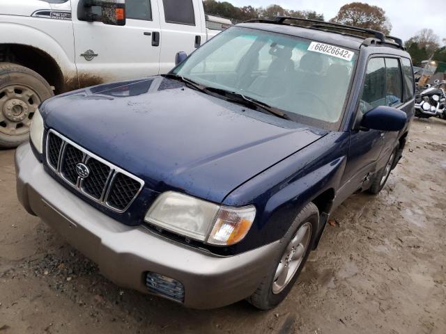 JF1SF65542H733953 - 2002 SUBARU FORESTER S ლურჯი ფოტო 2