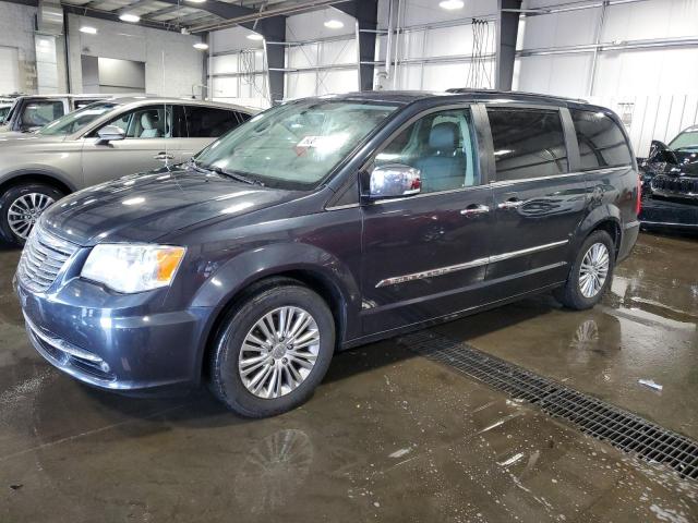 2C4RC1CG0DR785550 - 2013 CHRYSLER TOWN & COU TOURING L GRAY photo 1