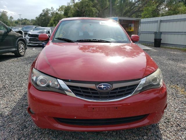 JF1GE60619H520185 - 2009 SUBARU IMPREZA 2.5I PREMIUM RED photo 5