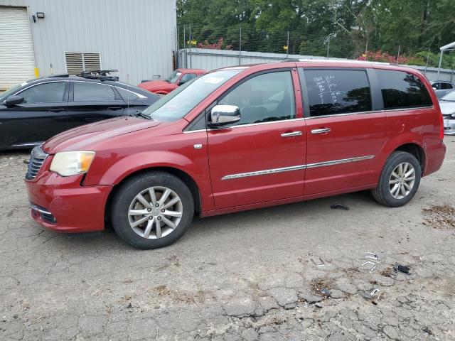 2C4RC1CG0ER454081 - 2014 CHRYSLER TOWN & COU TOURING L RED photo 1