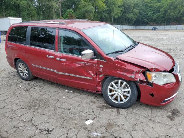 2C4RC1CG0ER454081 - 2014 CHRYSLER TOWN & COU TOURING L RED photo 4