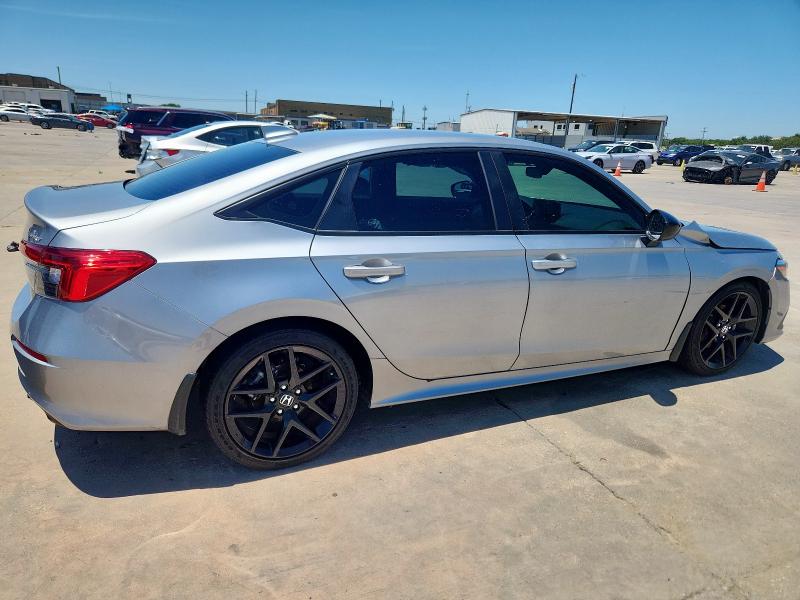 2HGFE2F53NH591679 - 2022 HONDA CIVIC SPORT Argent photo 3