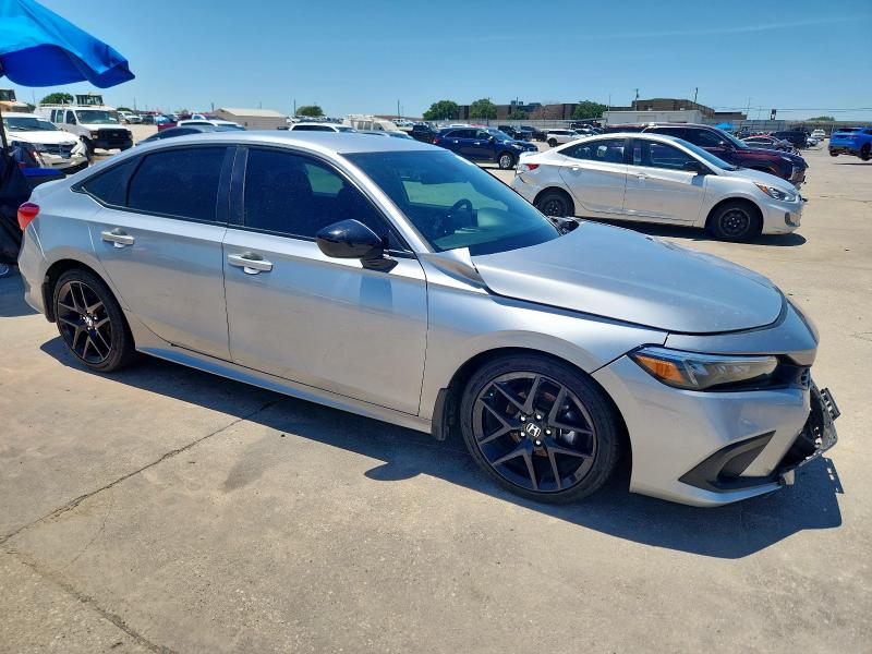 2HGFE2F53NH591679 - 2022 HONDA CIVIC SPORT Argent photo 4