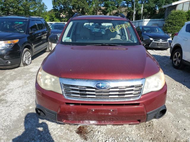 JF2SH6BC3AH779474 - 2010 SUBARU FORESTER XS RED photo 5