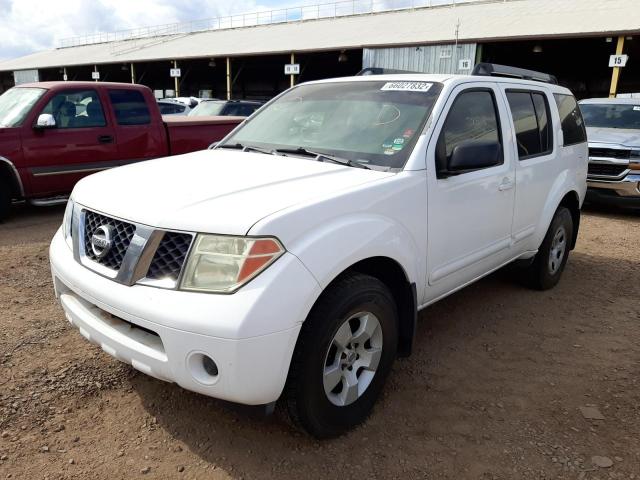 5N1AR18U95C713116 - 2005 NISSAN PATHFINDER LE თეთრი ფოტო 2