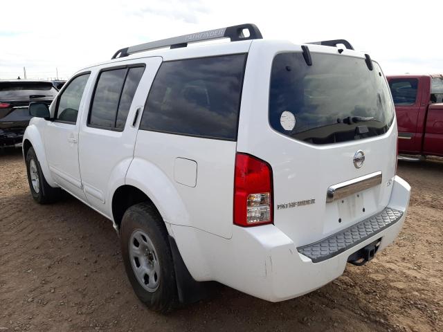 5N1AR18U95C713116 - 2005 NISSAN PATHFINDER LE თეთრი ფოტო 3