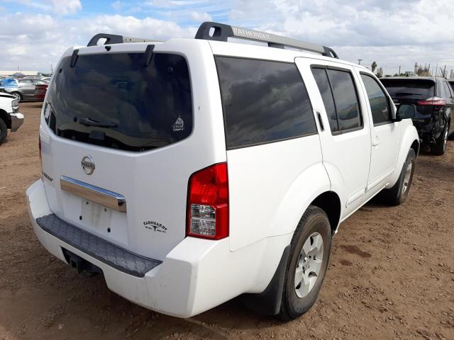 5N1AR18U95C713116 - 2005 NISSAN PATHFINDER LE თეთრი ფოტო 4