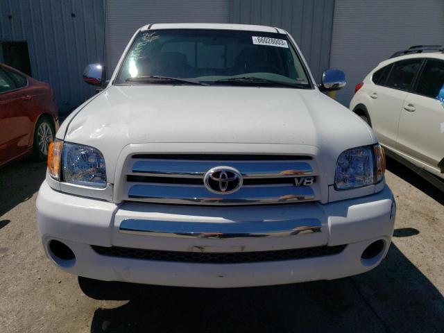 5TBRT34134S442642 - 2004 TOYOTA TUNDRA ACCESS CAB SR5 WHITE photo 5