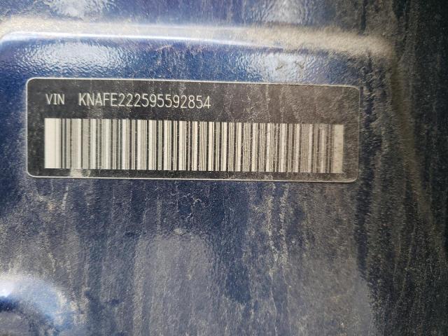 KNAFE222595592854 - 2009 KIA SPECTRA EX BLUE photo 12