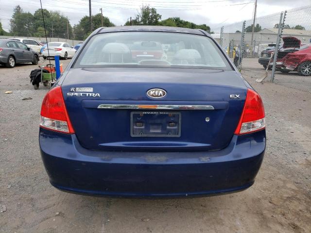 KNAFE222595592854 - 2009 KIA SPECTRA EX BLUE photo 6