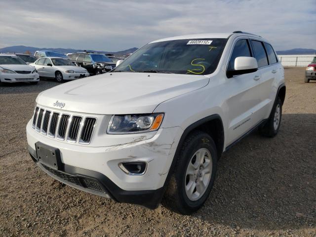 1C4RJFAGXFC932085 - 2015 JEEP GRAND CHER LAREDO WHITE photo 2