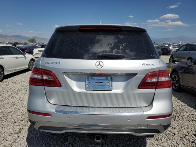 4JGDA5HB2DA161897 - 2013 MERCEDES-BENZ ML 350 4MATIC SILVER photo 6
