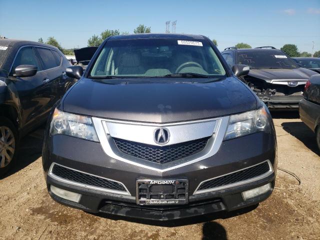 2HNYD2H48CH544976 - 2012 ACURA MDX TECHNOLOGY GRAY photo 5