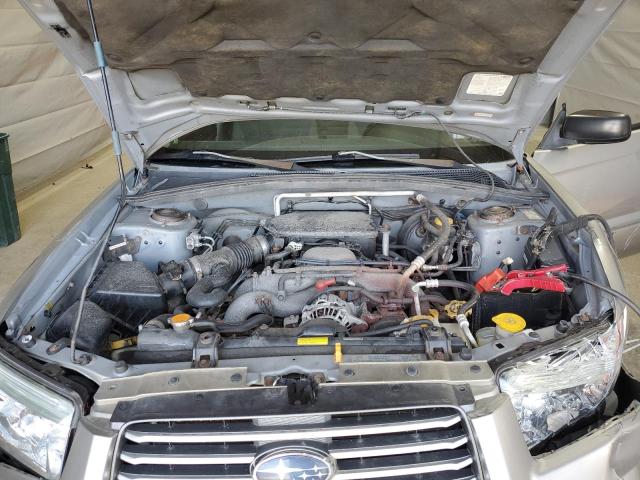 JF1SG636X6H754367 - 2006 SUBARU FORESTER 2.5X ვერცხლისფერი ფოტო 11