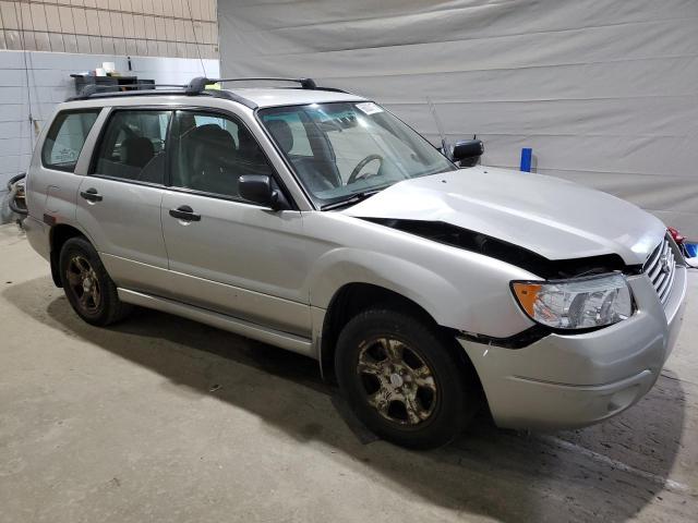 JF1SG636X6H754367 - 2006 SUBARU FORESTER 2.5X ვერცხლისფერი ფოტო 4