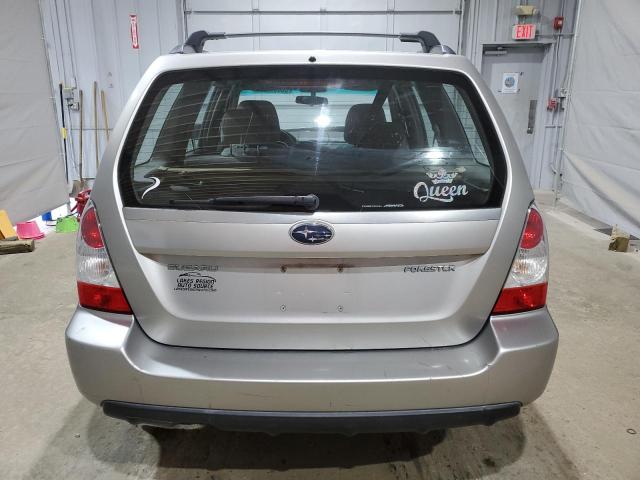 JF1SG636X6H754367 - 2006 SUBARU FORESTER 2.5X ვერცხლისფერი ფოტო 6