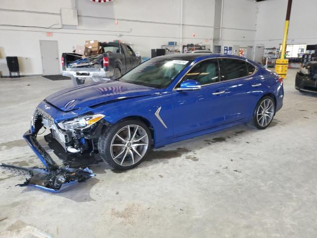 KMTG44LA7KU034139 - 2019 GENESIS G70 PRESTIGE BLUE photo 1